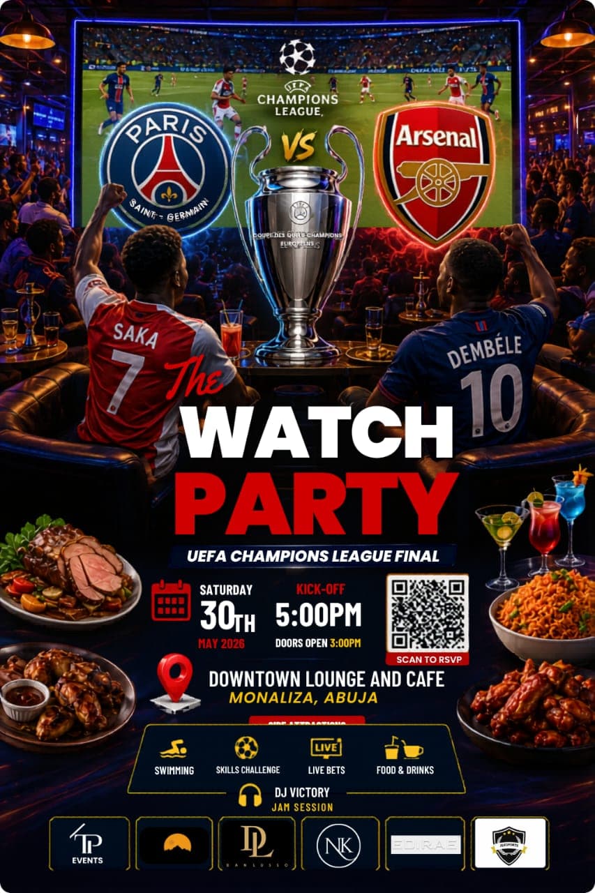 CHAMPIONS LEAGUE FINAL WATCH PARTY 